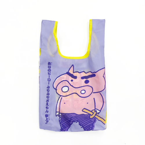 クレヨンしんちゃん ぬいぐるみエコバッグ ぶりぶりざえもんのマラカス